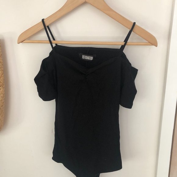 Reformation Ribbed Bodysuit - Picture 2 of 2